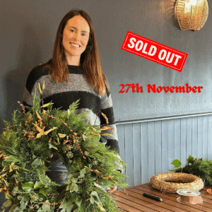 Christmas Wreath Workshop at Dusty Boy Castlebridge Friday 27th November